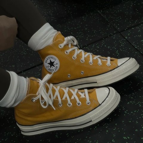 Converse好适合秋冬的落叶色 @安妮妮Chuck Taylor 帆布鞋