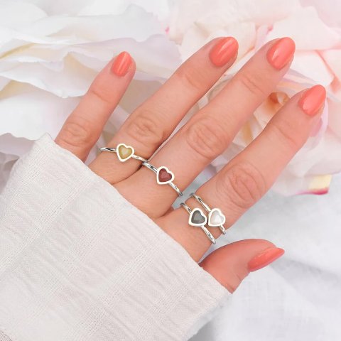 自选生辰石戒指 可调节