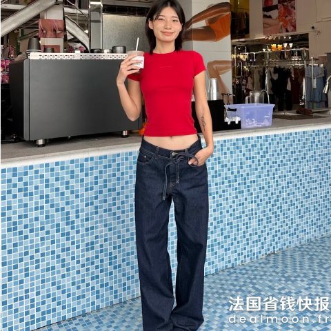 Levi s阔腿裤就是潮人必备 @树728 高腰阔腿牛仔裤