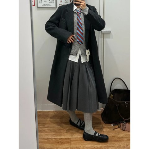 羊毛羊绒切斯特菲尔德大衣