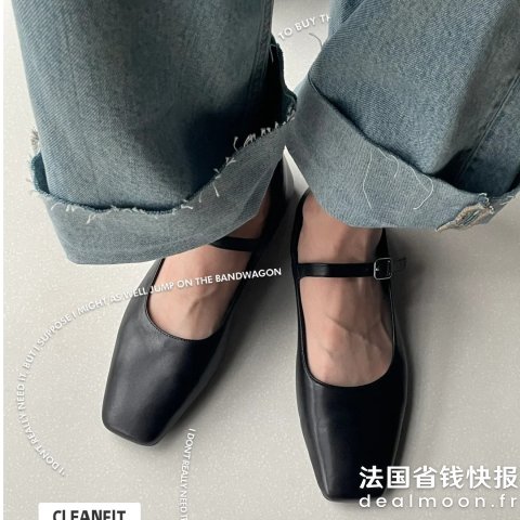 Vagabond我的眼睛狠狠被吸住了@ayovyu真皮芭蕾鞋 黑色