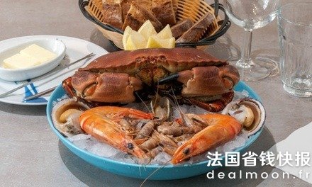 平均仅€15.71/人，堂食/外带，共4款可选>>双人份海鲜拼盘套餐