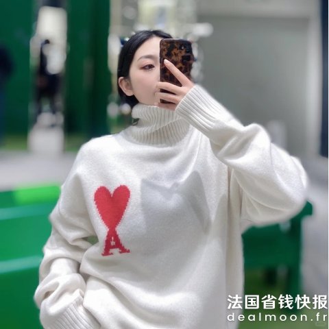 冬天就冲高领！@王镐把_Ami De Coeur 高领毛衣 白色