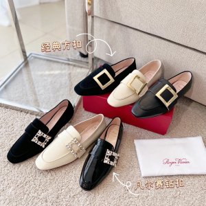 Roger Vivier皮革乐福鞋 标志扣