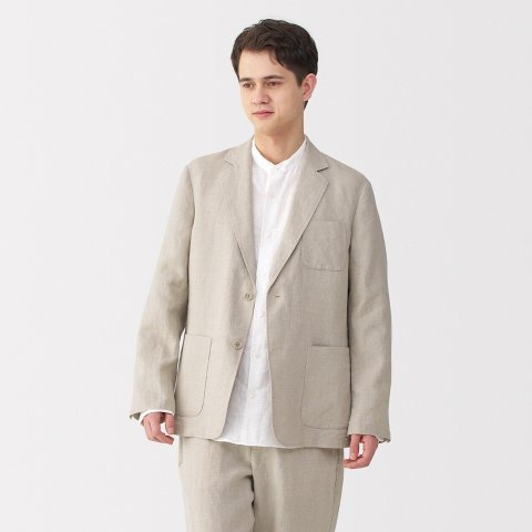 亚麻西装外套