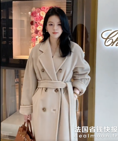 Max Mara补货到！！别手软@ifslook101801 燕麦色大衣