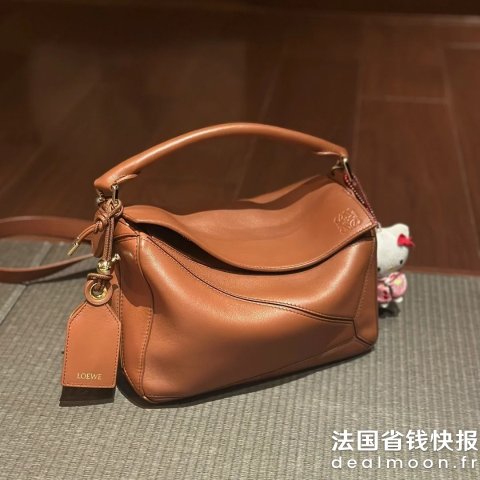 Loewe黄金尺寸+经典焦糖色 @铁纯酱CHUNZI Puzzle 中号托特包