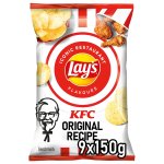 Lay s×KFC联名 炸鸡味薯片 150g×9袋 囤圣诞小零食