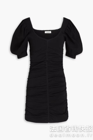 Sandro泡泡袖连衣裙