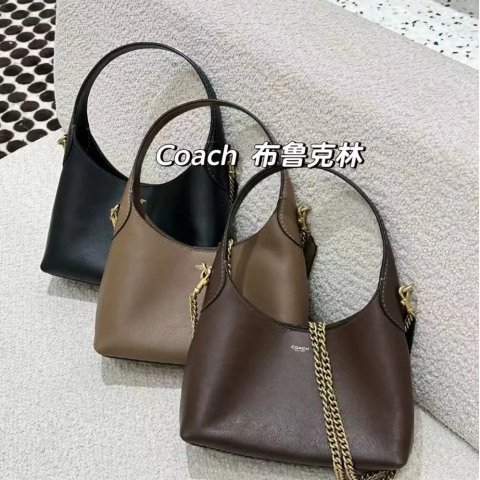 CoachBrooklyn 单肩包 深石色