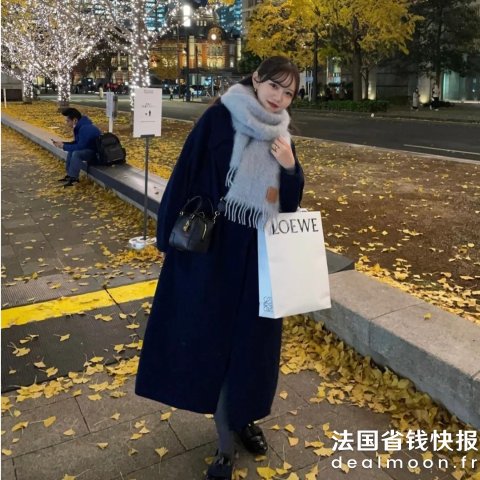 Loewe终于有折扣啦！！珍珠灰羊毛围巾