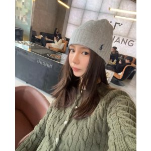 毛线编织麻花帽