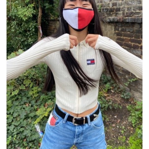 Tommy HilfigerRibbed 修身拉链开衫