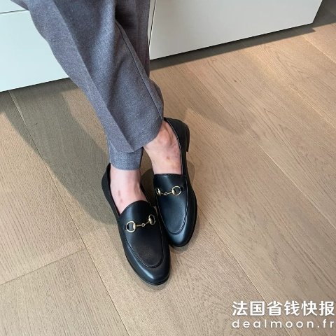 Gucci顶流榜上的常青树@多多姐Gucci Jordaan 黑色皮革乐福鞋
