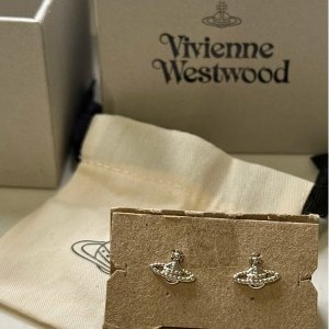 Vivienne Westwood迷你银色好好看 @378 Reina 耳环