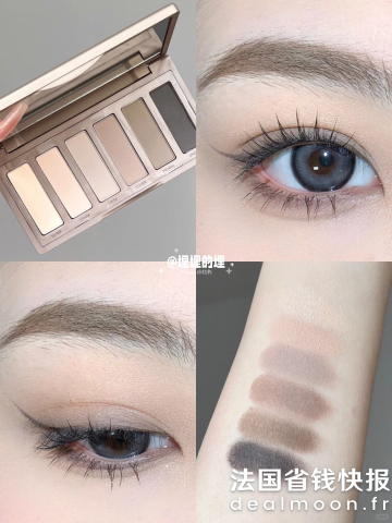 Urban Decay试色@埋埋的埋Naked Basics mini6色眼影