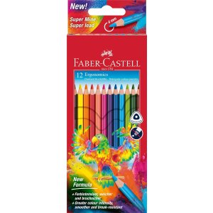 Faber-Castell半价！赶紧给娃囤货 116512 三角彩铅 12色