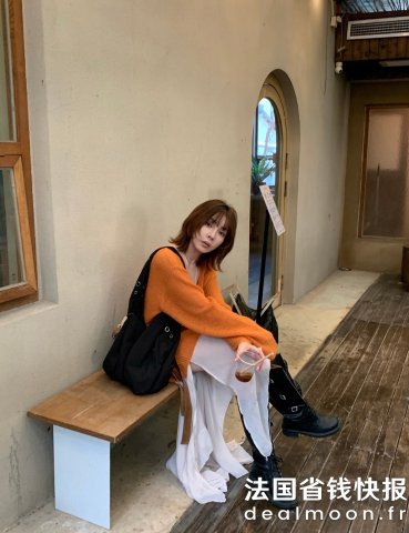 Acne Studios很美的橙色毛衣！相似款@万万针织衫