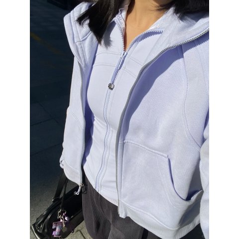 Scuba 拉链连帽卫衣 宁静蓝