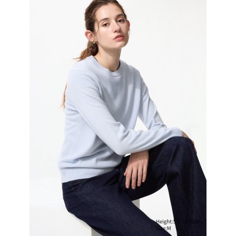 UNIQLO 纯羊绒圆领毛衣 