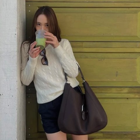 纯色羊毛羊绒套头衫