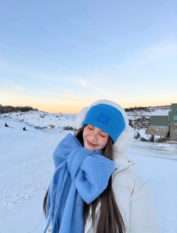 羊毛混纺针织帽