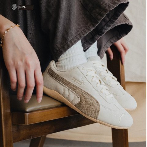 Puma奶油色好便宜Speedcat 女鞋