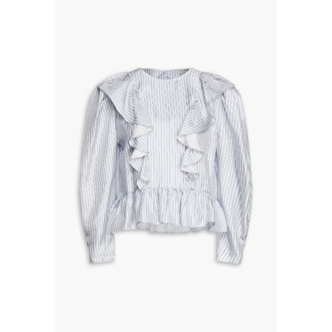 Sandro荷叶边衬衫