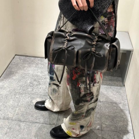 Multipocket 蝴蝶结口袋包