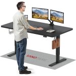 网一开抢：SANODESK 升降办公桌 黑色 160x60cm