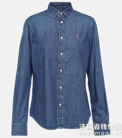 Polo Ralph Lauren牛仔蓝衬衫