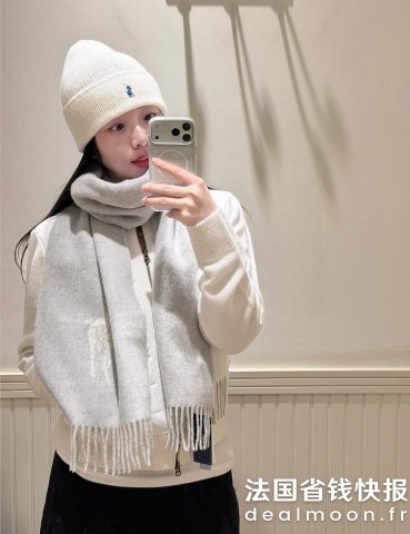 Polo Ralph Lauren温柔又老钱的围巾！相似款@小怡日本goPolo Ralph Lauren Big Pony 围巾