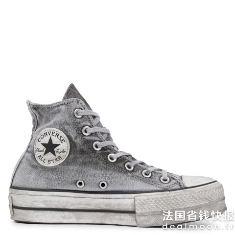 Converse全明星小脏鞋 厚底高帮