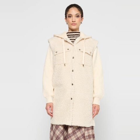 MajeMaje GELLYA 米色轻薄夹克