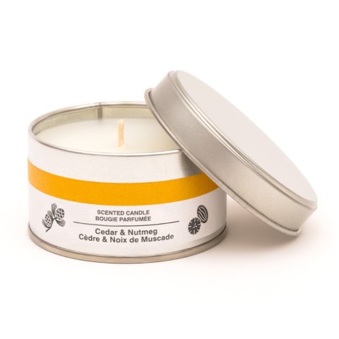 Muji雪松肉豆蔻香氛蜡烛