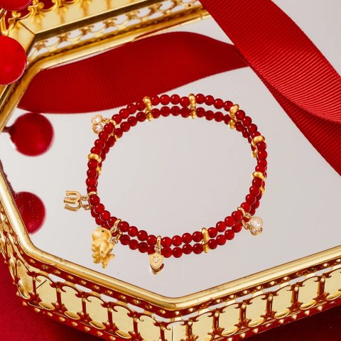 Lucky Horse 玛瑙手链