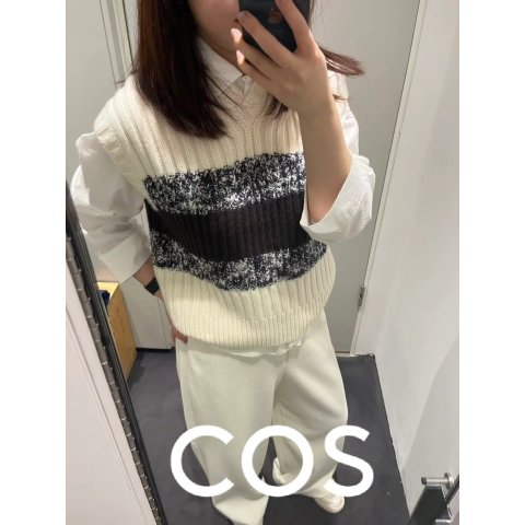COSV领美利奴羊毛背心