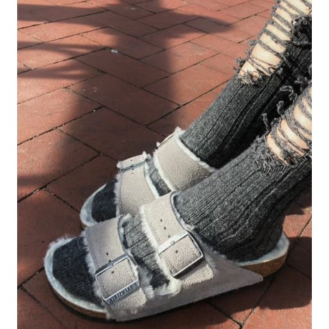 Arizona 羊毛凉鞋 米色