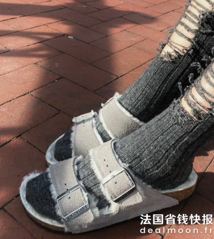 BirkenstockArizona 羊毛凉鞋 米色