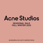 冬季打折季：Acne Studios 官网私促开幕 囧脸T恤€96
