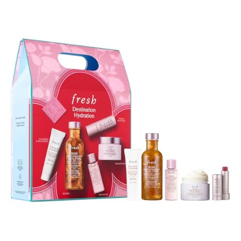 Fresh玫瑰保湿5件套