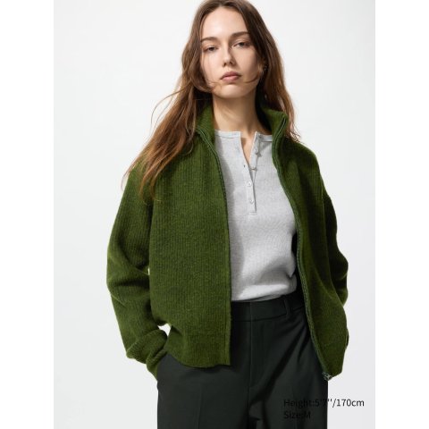 舒芙蕾 女款绒感开衫 