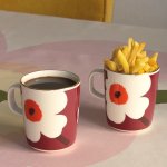 买杯子的尽头是Marimekko 花花系列4件套仅€50.99