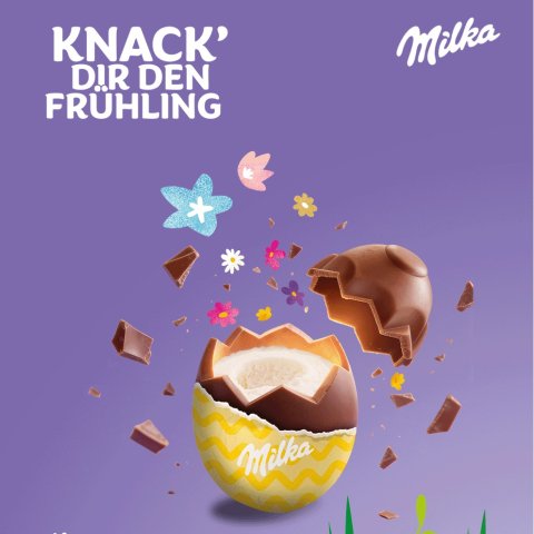 Milka Löffel-Ei 复活节巧克力蛋