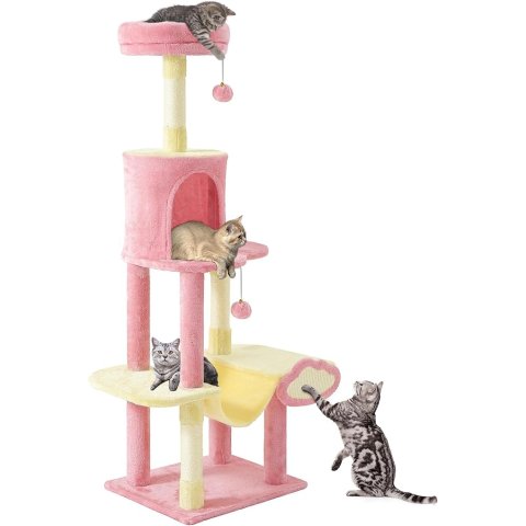 YITAHOME Luxus猫爬架 粉色