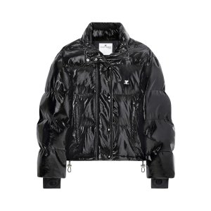 刺绣标拼色飞行夹克