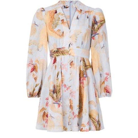 Zimmermann印花连衣裙