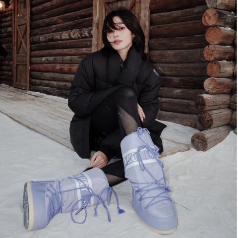 Icon Low 低筒紫色尼龙靴