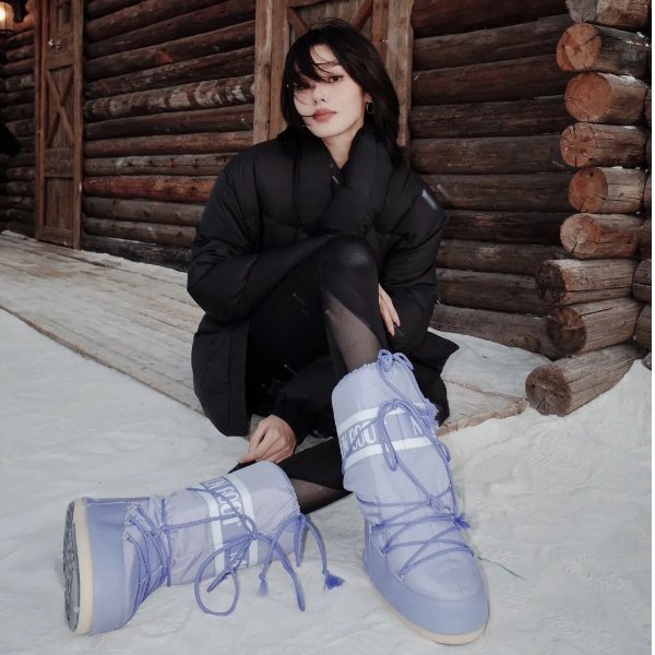 Icon Low 低筒紫色尼龙靴