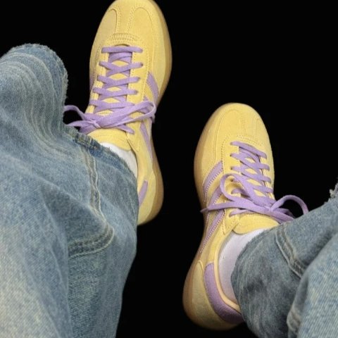 Spezial 运动鞋 黄紫配色